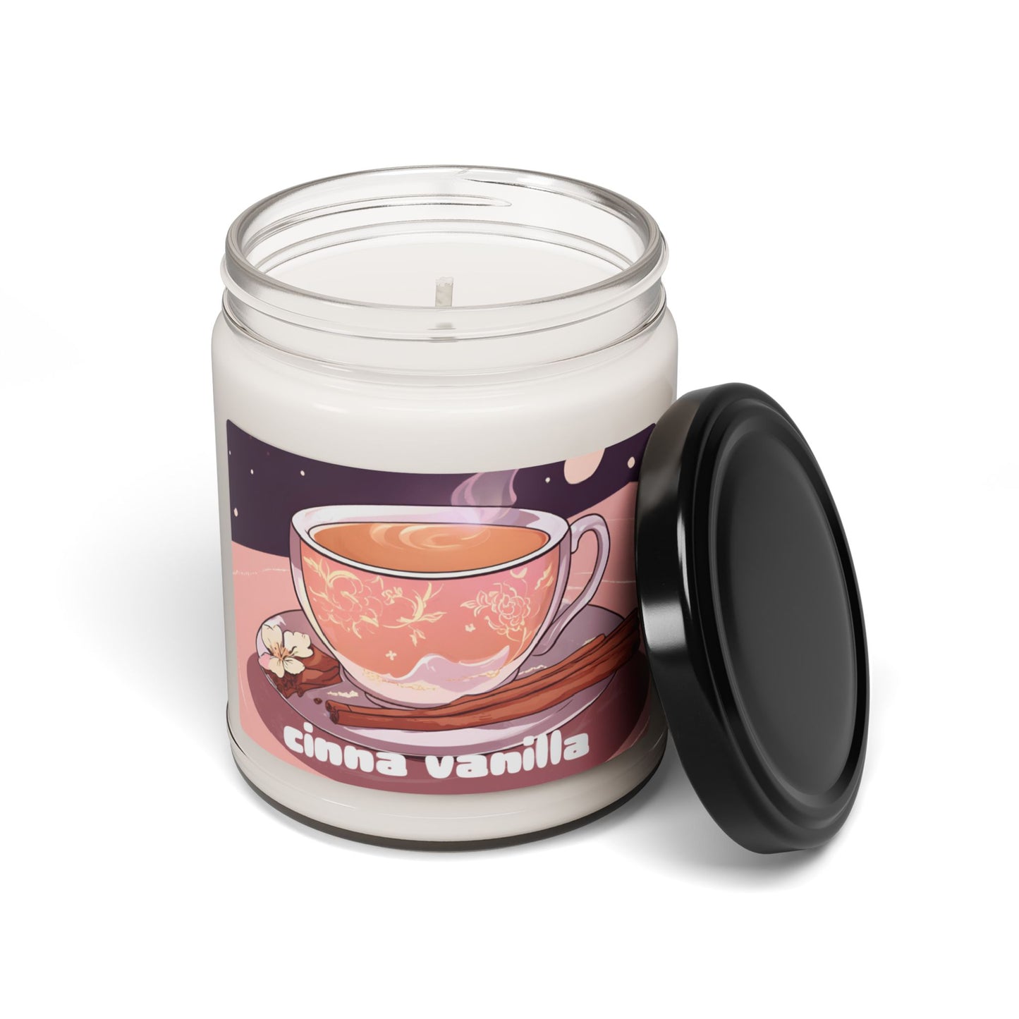 cinna vanilla scented candle, 9oz